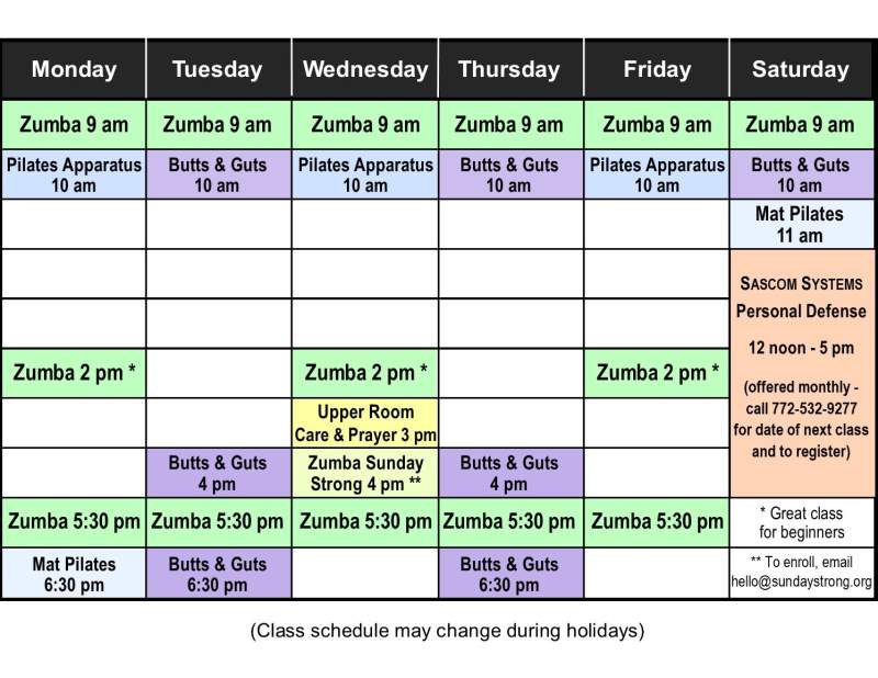 Class schedule for website 190624 cropped
